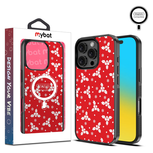 MyBat Design Lab Series MagSafe Case for Apple iPhone 16 Pro - Merry Mistletoe - MIP16PCSLESMSM290-1.jpg