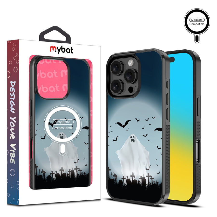 MyBat Design Lab Series MagSafe Case for Apple iPhone 16 Pro - Graveyard Ghost