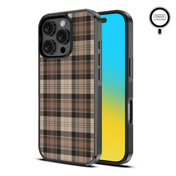 MyBat Design Lab Series MagSafe Case for Apple iPhone 16 Pro - Mocha Flannel - MIP16PCSLESMSM431-2.jpg