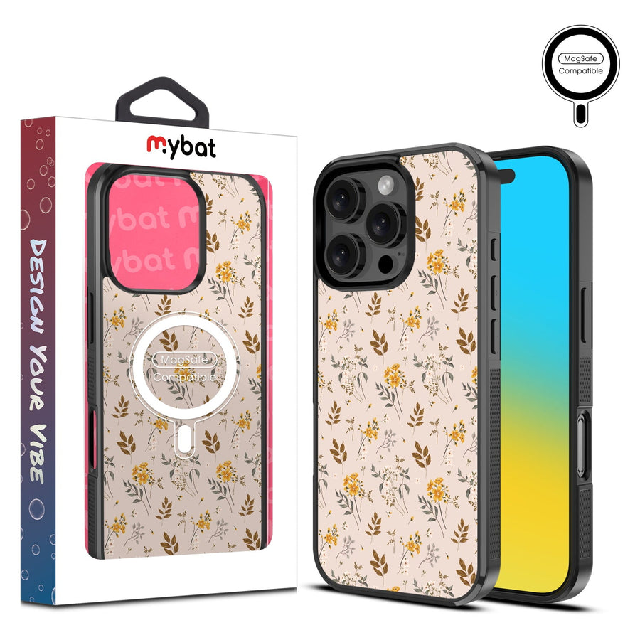 MyBat Design Lab Series MagSafe Case for Apple iPhone 16 Pro - Ditsy Botanical