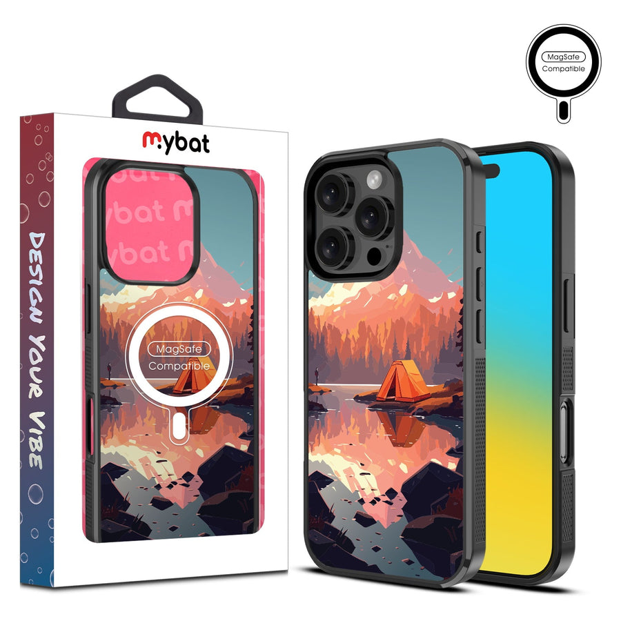 MyBat Design Lab Series MagSafe Case for Apple iPhone 16 Pro - Lakeside Sunrise