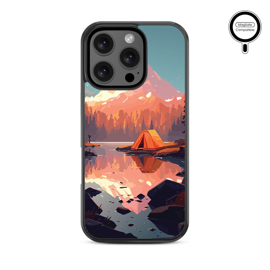MyBat Design Lab Series MagSafe Case for Apple iPhone 16 Pro - Lakeside Sunrise - MIP16PCSLESMSM451-3.jpg