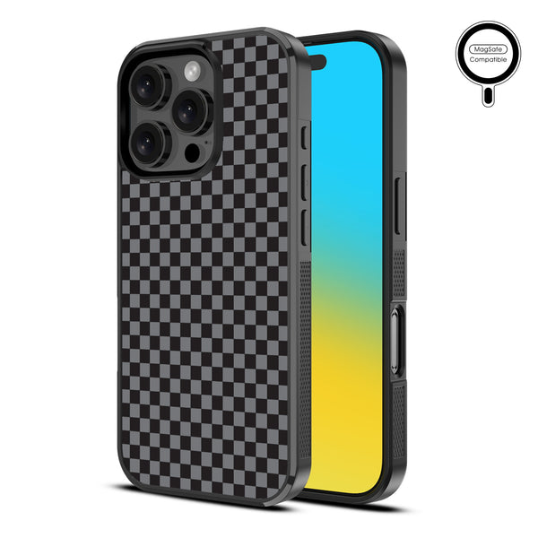MyBat Design Lab Series MagSafe Case for Apple iPhone 16 Pro - Tuxedo Check - MIP16PCSLESMSM477-2.jpg