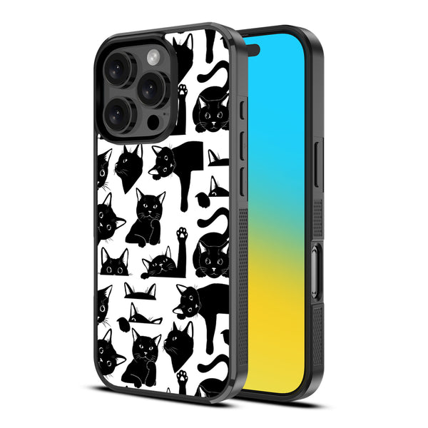 MyBat Design Lab Series Case for Apple iPhone 16 Pro Max - Black Cats - MIP16PMCSLESM017-2.jpg