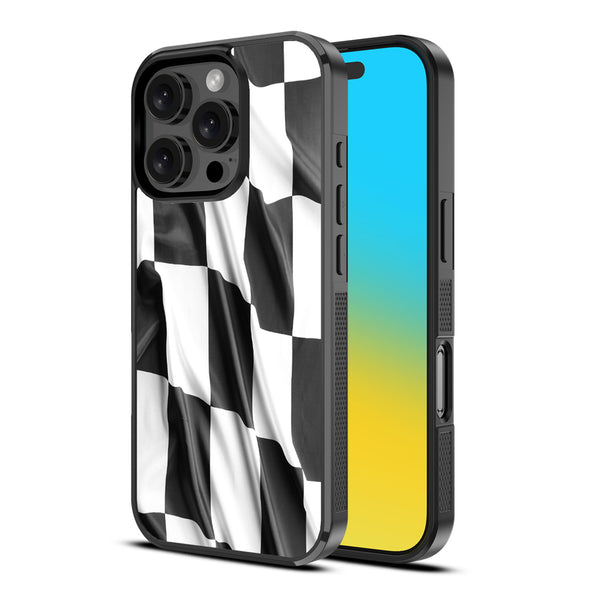 MyBat Design Lab Series Case for Apple iPhone 16 Pro Max - Racing Flag - MIP16PMCSLESM040-2.jpg