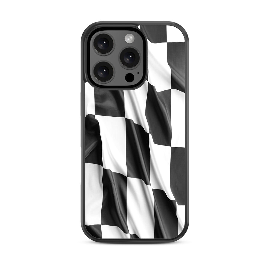 MyBat Design Lab Series Case for Apple iPhone 16 Pro Max - Racing Flag - MIP16PMCSLESM040-3.jpg