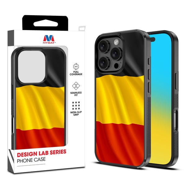MyBat Design Lab Series Case for Apple iPhone 16 Pro Max - Belgium Flag - MIP16PMCSLESM142-1.jpg