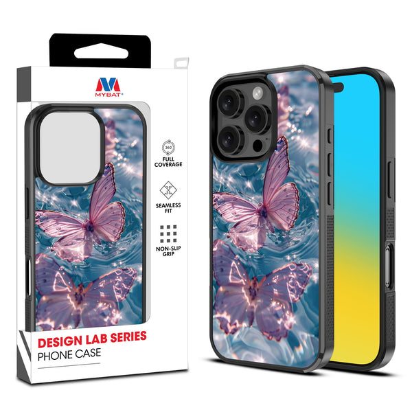MyBat Design Lab Series Case for Apple iPhone 16 Pro Max - Floating Butterflies - MIP16PMCSLESM180-1.jpg