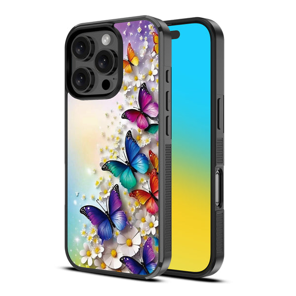 MyBat Design Lab Series Case for Apple iPhone 16 Pro Max - Rainbow Butterflies - MIP16PMCSLESM187-2.jpg
