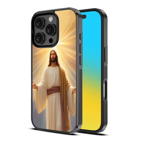 MyBat Design Lab Series Case for Apple iPhone 16 Pro Max - Christ the Light - MIP16PMCSLESM196-2.jpg