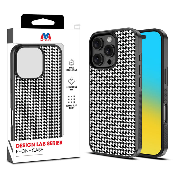 MyBat Design Lab Series Case for Apple iPhone 16 Pro Max - Classic Houndstooth - MIP16PMCSLESM215-1.jpg