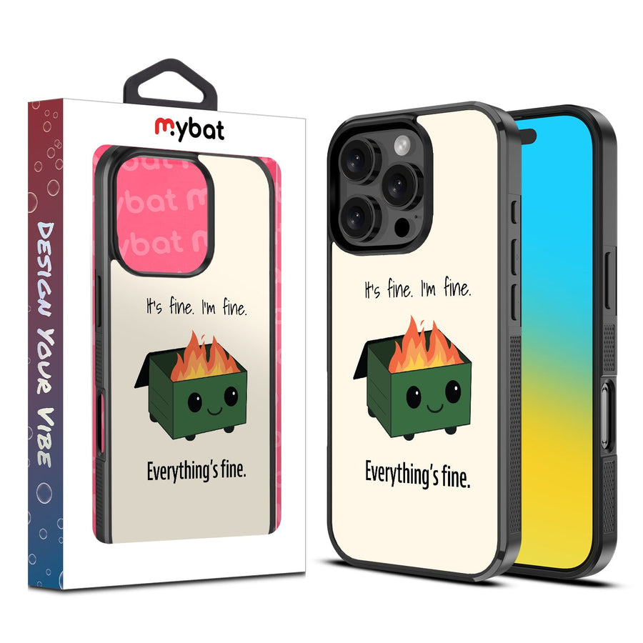 MyBat Design Lab Series Case for Apple iPhone 16 Pro Max - Dumpster Fire