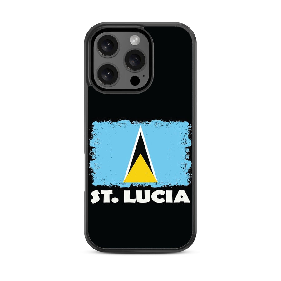 MyBat Design Lab Series Case for Apple iPhone 16 Pro Max - St. Lucia Flag