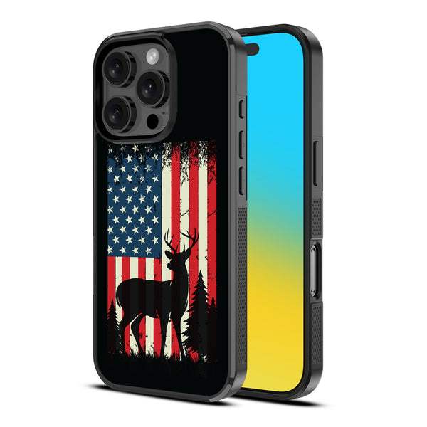 MyBat Design Lab Series Case for Apple iPhone 16 Pro Max - Stars, Stripes and Stags - MIP16PMCSLESM319-2.jpg
