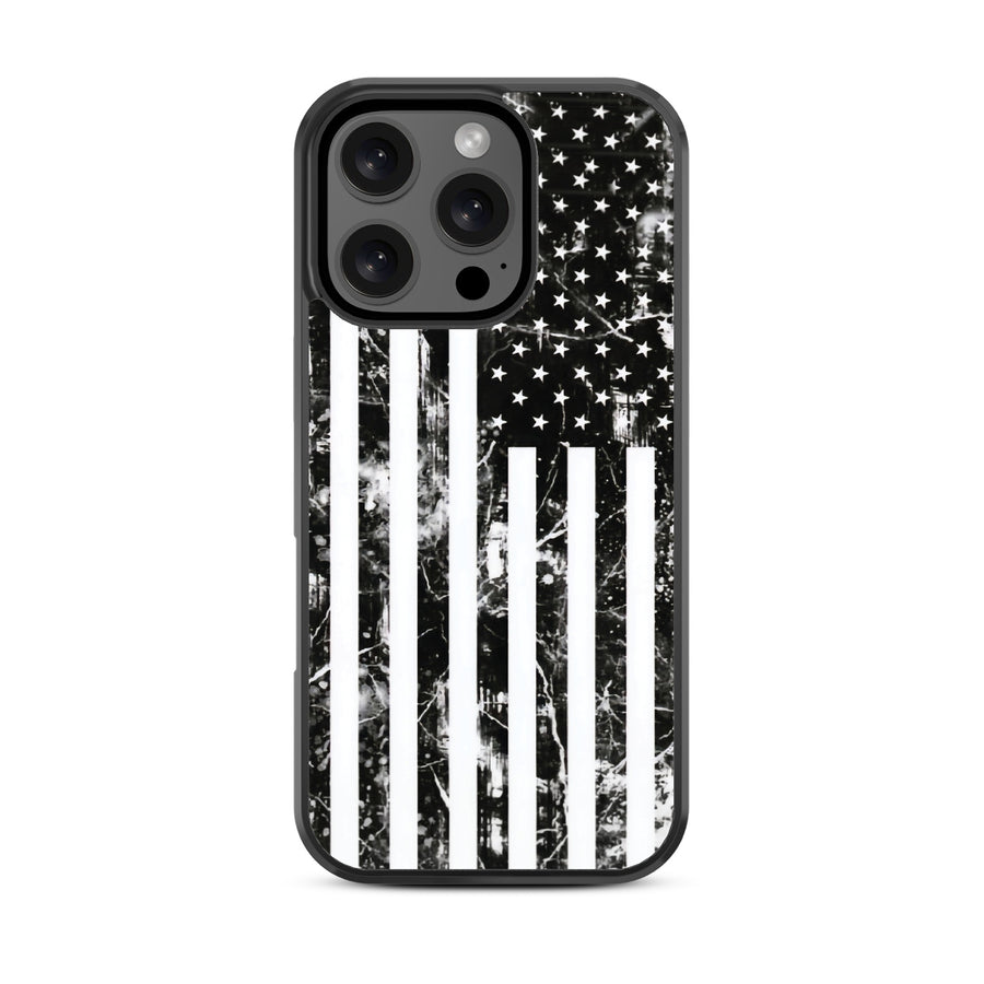 MyBat Design Lab Series Case for Apple iPhone 16 Pro Max - Distress US Flag - MIP16PMCSLESM344-3.jpg
