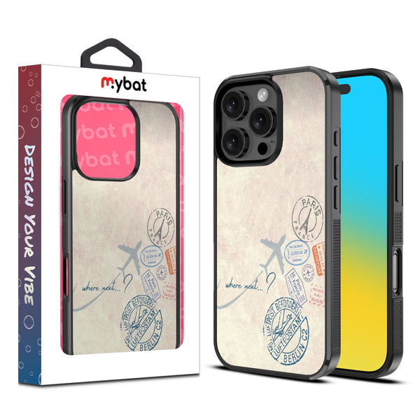 MyBat Design Lab Series Case for Apple iPhone 16 Pro Max - Passport Stamps - MIP16PMCSLESM371-1.jpg