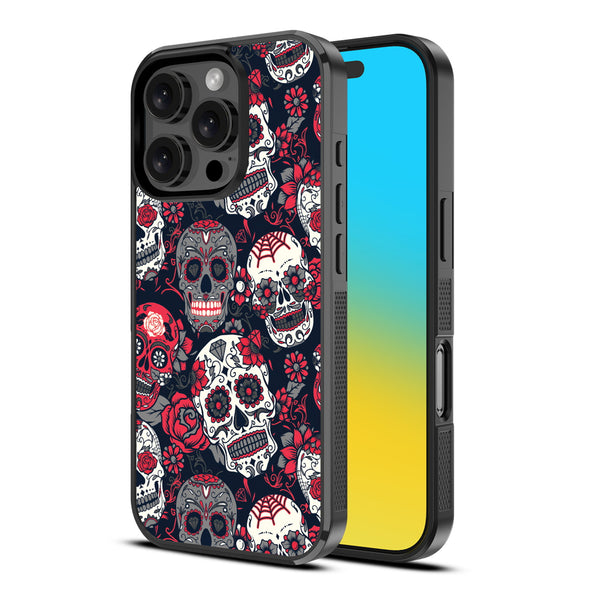 MyBat Design Lab Series Case for Apple iPhone 16 Pro Max - Sugar Rose Skulls - MIP16PMCSLESM418-2.jpg