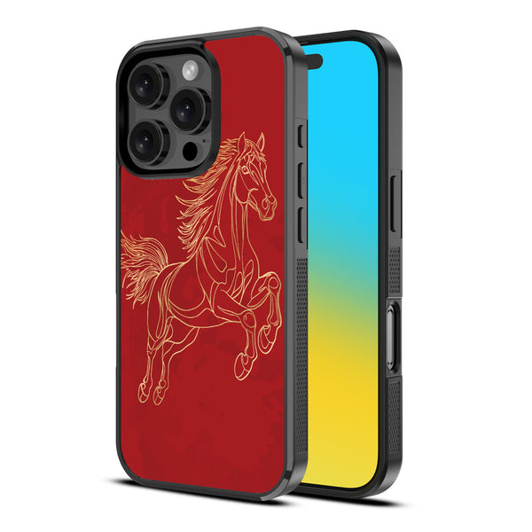 MyBat Design Lab Series Case for Apple iPhone 16 Pro Max - Fire Horse - MIP16PMCSLESM460-2.jpg