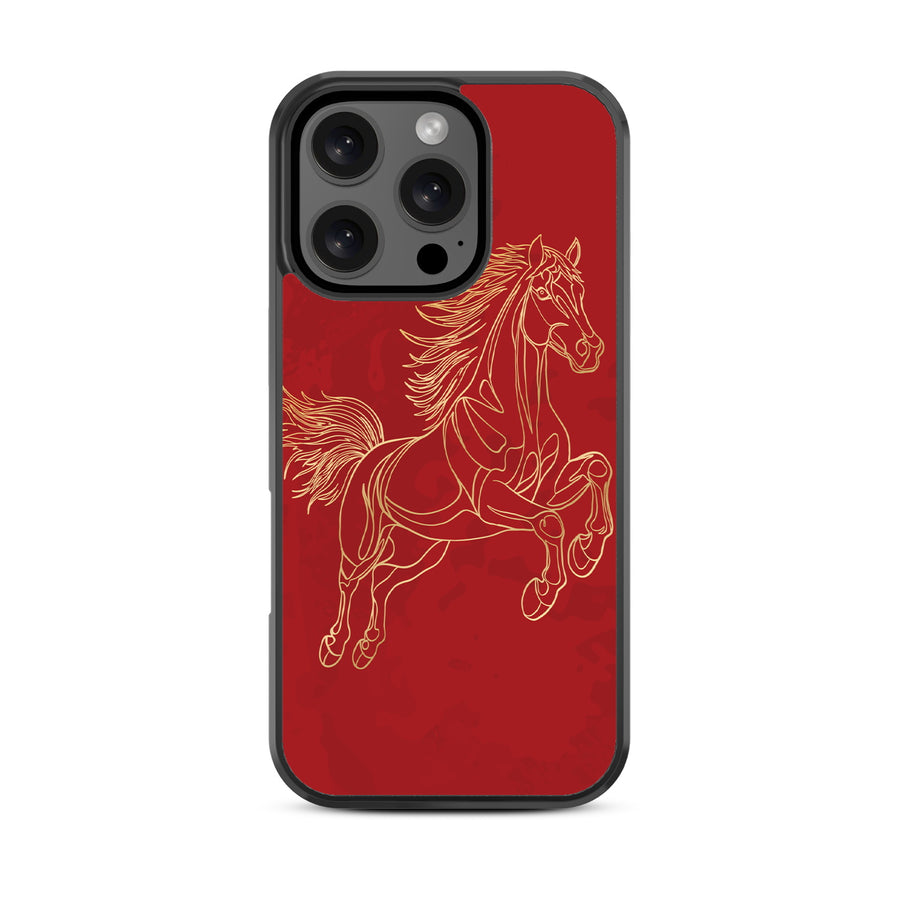 MyBat Design Lab Series Case for Apple iPhone 16 Pro Max - Fire Horse - MIP16PMCSLESM460-3.jpg