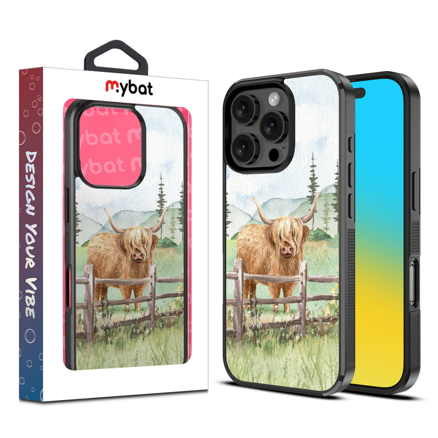 MyBat Design Lab Series Case for Apple iPhone 16 Pro Max - Highland Cow
