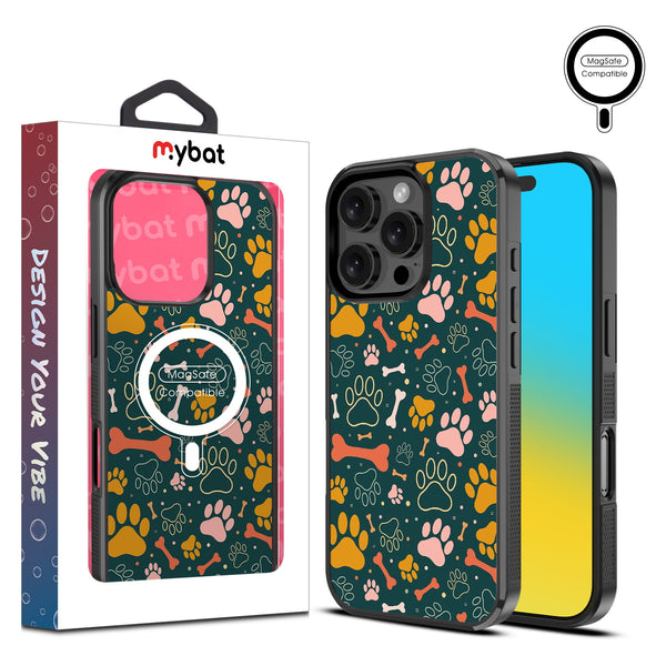 MyBat Design Lab Series MagSafe Case for Apple iPhone 16 Pro Max - Paw Prints & Bones - MIP16PMCSLESMSM003-1.jpg