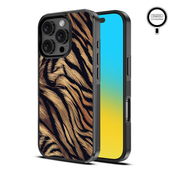 MyBat Design Lab Series MagSafe Case for Apple iPhone 16 Pro Max - Tiger Fur - MIP16PMCSLESMSM006-2.jpg