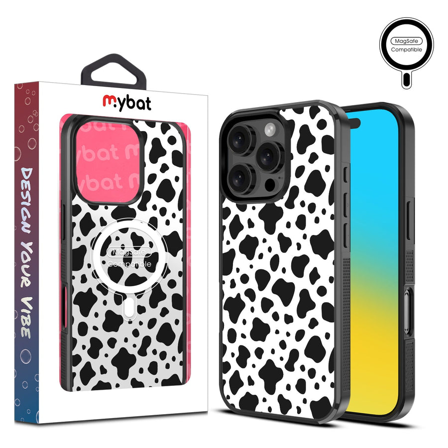 MyBat Design Lab Series MagSafe Case for Apple iPhone 16 Pro Max - Original Cow Print