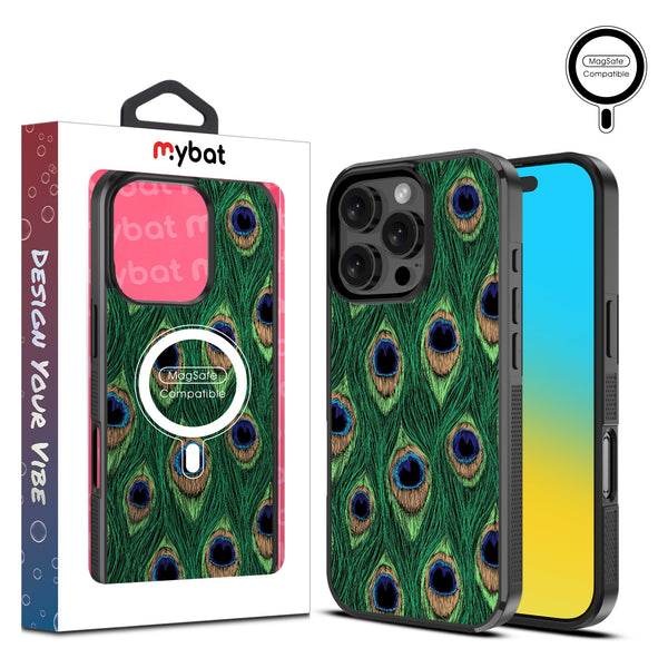 MyBat Design Lab Series MagSafe Case for Apple iPhone 16 Pro Max - Peacock Feathers - MIP16PMCSLESMSM018-1.jpg