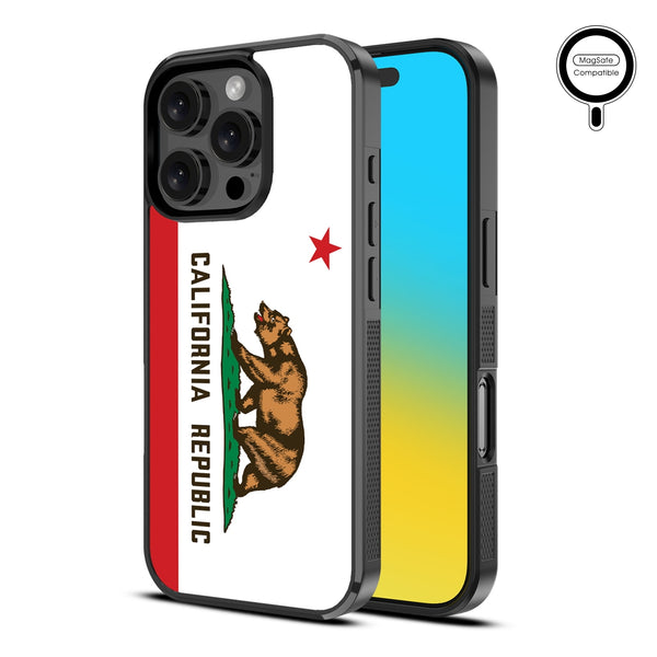 MyBat Design Lab Series MagSafe Case for Apple iPhone 16 Pro Max - California State Flag - MIP16PMCSLESMSM027-2.jpg