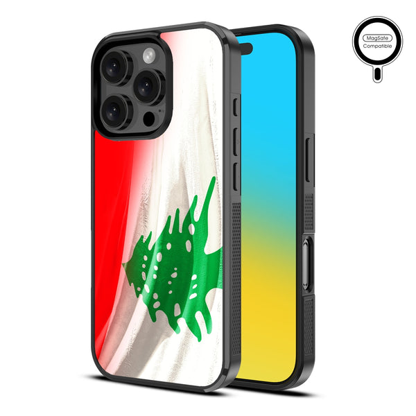 MyBat Design Lab Series MagSafe Case for Apple iPhone 16 Pro Max - Lebanese Flag - MIP16PMCSLESMSM033-2.jpg