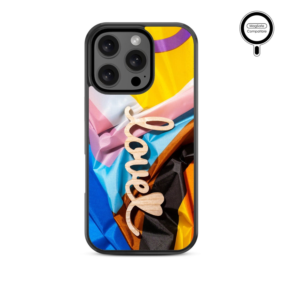 MyBat Design Lab Series MagSafe Case for Apple iPhone 16 Pro Max - Love is Love
