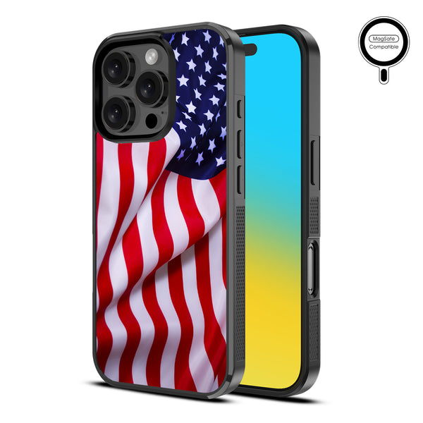 MyBat Design Lab Series MagSafe Case for Apple iPhone 16 Pro Max - Stars & Stripes - MIP16PMCSLESMSM042-2.jpg