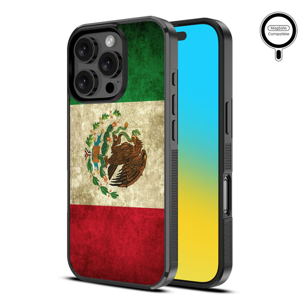MyBat Design Lab Series MagSafe Case for Apple iPhone 16 Pro Max - Mexican Flag - MIP16PMCSLESMSM046-2.jpg