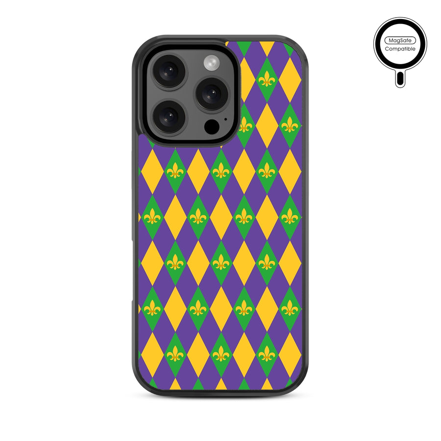 MyBat Design Lab Series MagSafe Case for Apple iPhone 16 Pro Max - Mardi Gras - MIP16PMCSLESMSM057-3.jpg