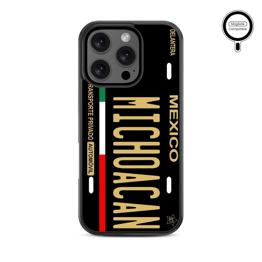 MyBat Design Lab Series MagSafe Case for Apple iPhone 16 Pro Max - Michoacan Black