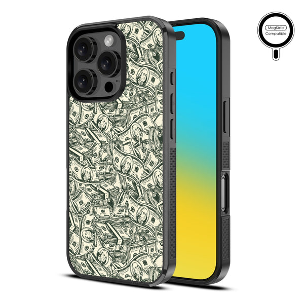 MyBat Design Lab Series MagSafe Case for Apple iPhone 16 Pro Max - Money Stack - MIP16PMCSLESMSM082-2.jpg