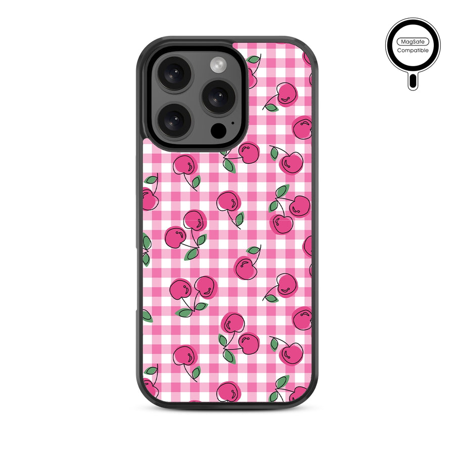 MyBat Design Lab Series MagSafe Case for Apple iPhone 16 Pro Max - Pink Cherries - MIP16PMCSLESMSM100-3.jpg