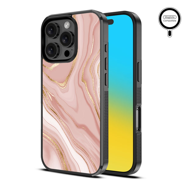 MyBat Design Lab Series MagSafe Case for Apple iPhone 16 Pro Max - Pink Marble - MIP16PMCSLESMSM107-2.jpg