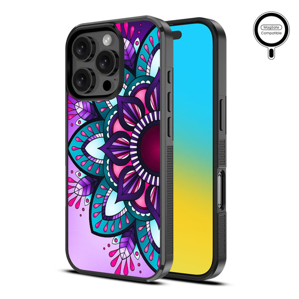 MyBat Design Lab Series MagSafe Case for Apple iPhone 16 Pro Max - Flower Mandala - MIP16PMCSLESMSM112-2.jpg