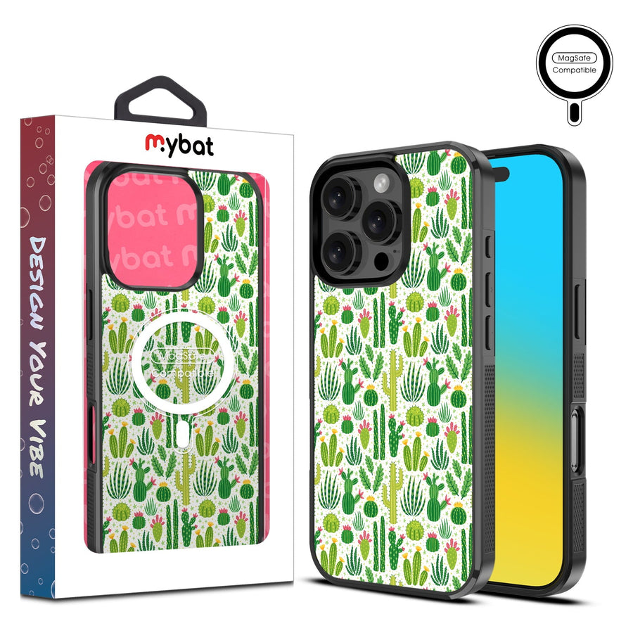 MyBat Design Lab Series MagSafe Case for Apple iPhone 16 Pro Max - Succulents