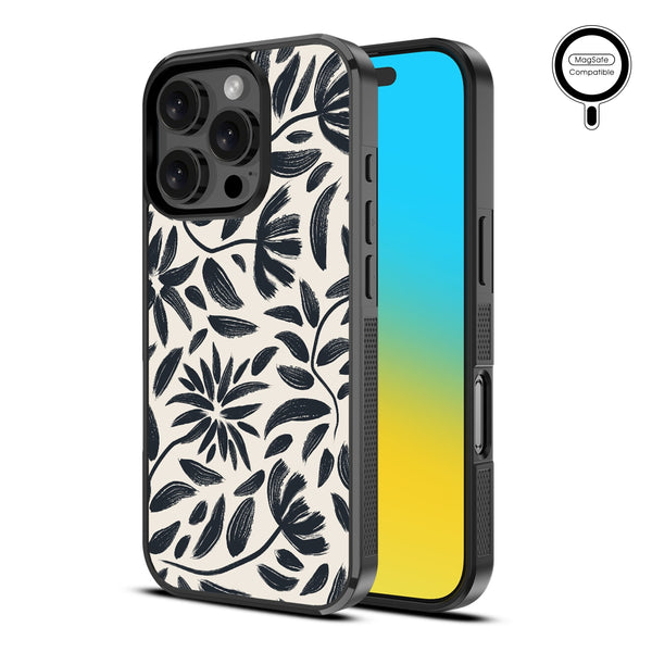 MyBat Design Lab Series MagSafe Case for Apple iPhone 16 Pro Max - Vintage Floral - MIP16PMCSLESMSM124-2.jpg