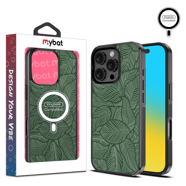 MyBat Design Lab Series MagSafe Case for Apple iPhone 16 Pro Max - Leaves - MIP16PMCSLESMSM125-1.jpg