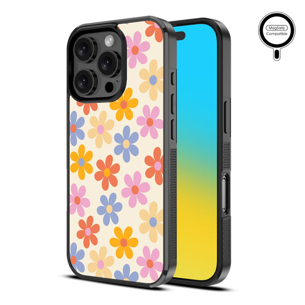 MyBat Design Lab Series MagSafe Case for Apple iPhone 16 Pro Max - Retro Daisies - MIP16PMCSLESMSM137-2.jpg