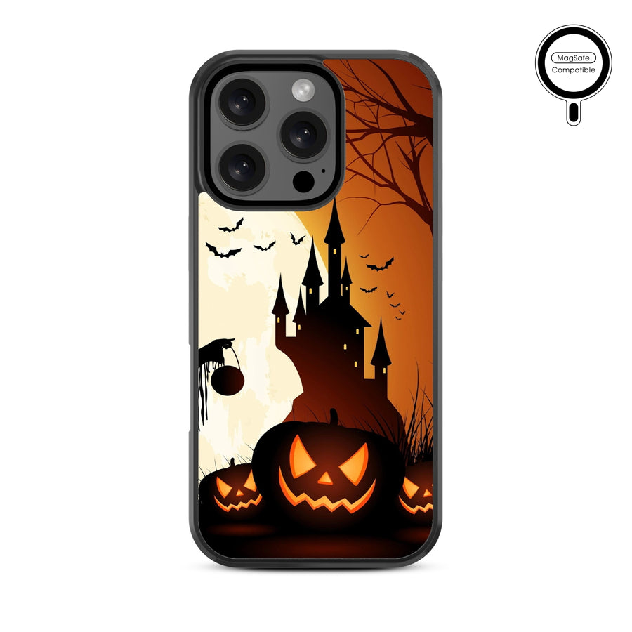 MyBat Design Lab Series MagSafe Case for Apple iPhone 16 Pro Max - Spooky Pumpkin Patch - MIP16PMCSLESMSM163-3.jpg