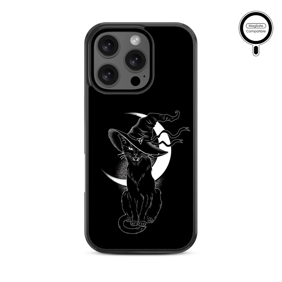 MyBat Design Lab Series MagSafe Case for Apple iPhone 16 Pro Max - Black Cat Magic