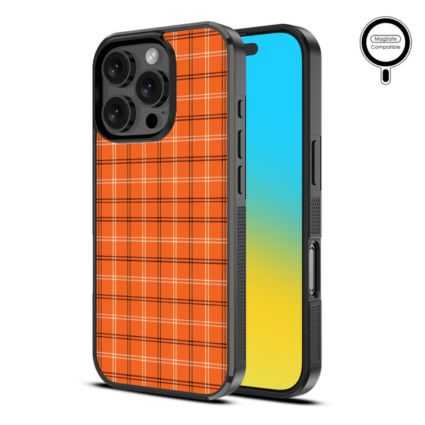 MyBat Design Lab Series MagSafe Case for Apple iPhone 16 Pro Max - Pumpkin Plaid - MIP16PMCSLESMSM244-2.jpg