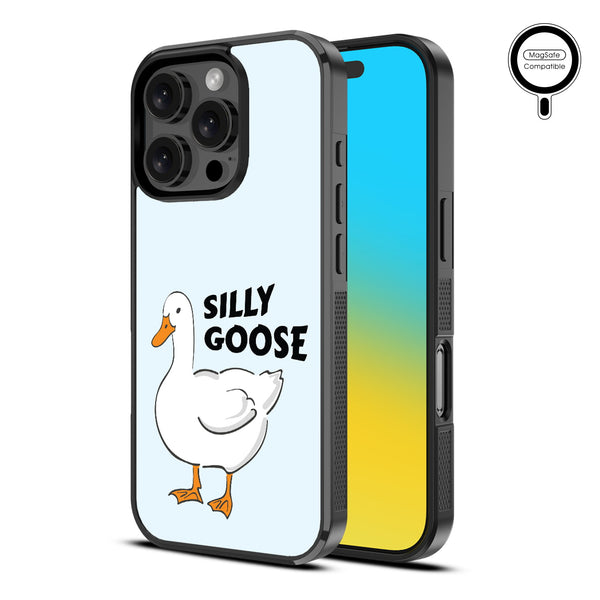 MyBat Design Lab Series MagSafe Case for Apple iPhone 16 Pro Max - Silly Goose - MIP16PMCSLESMSM256-2.jpg