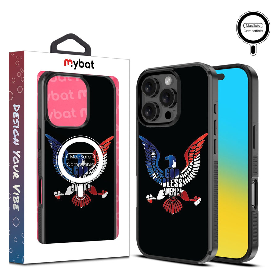 MyBat Design Lab Series MagSafe Case for Apple iPhone 16 Pro Max - God Bless America