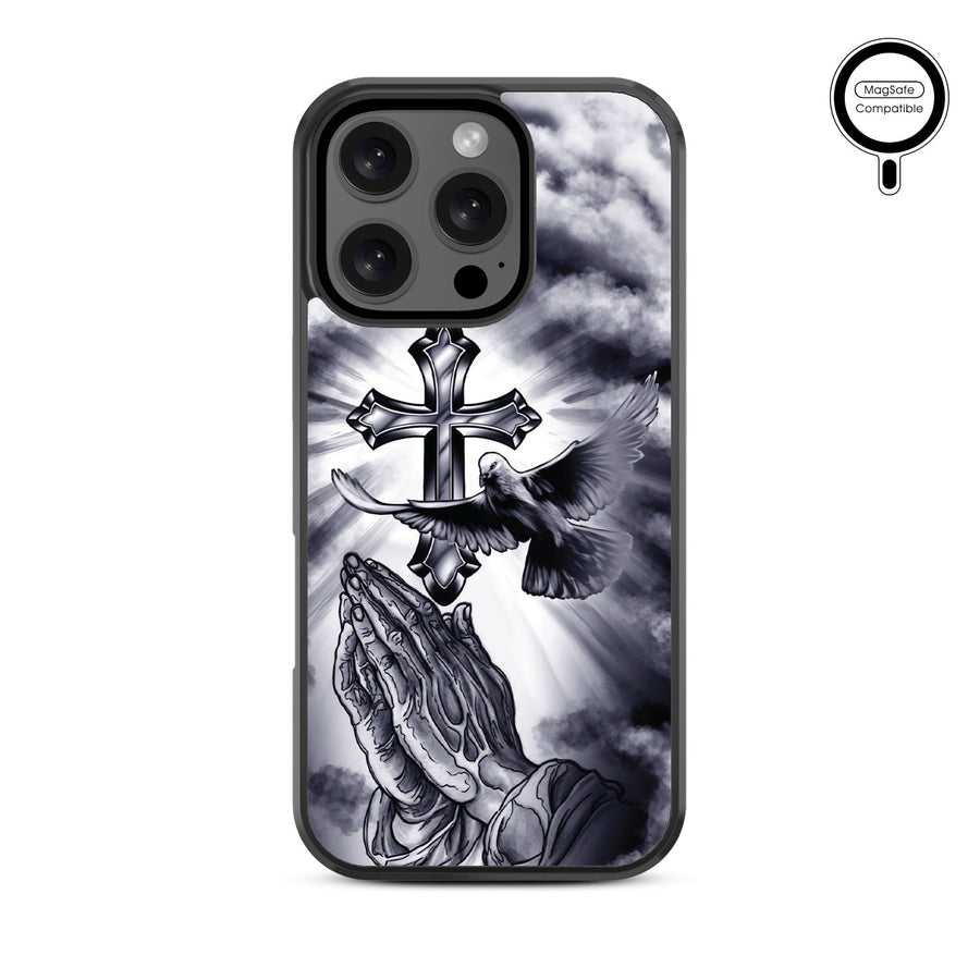 MyBat Design Lab Series MagSafe Case for Apple iPhone 16 Pro Max - Faithful Prayer