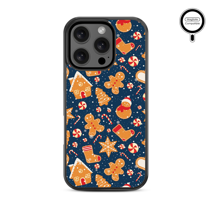 MyBat Design Lab Series MagSafe Case for Apple iPhone 16 Pro Max - Gingerbread Cookies - MIP16PMCSLESMSM273-3.jpg